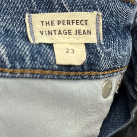Madewell Perfect Vintage Jeans Women’s Size 23 Belbury Wash High Rise Tencel - Picture 7 of 13